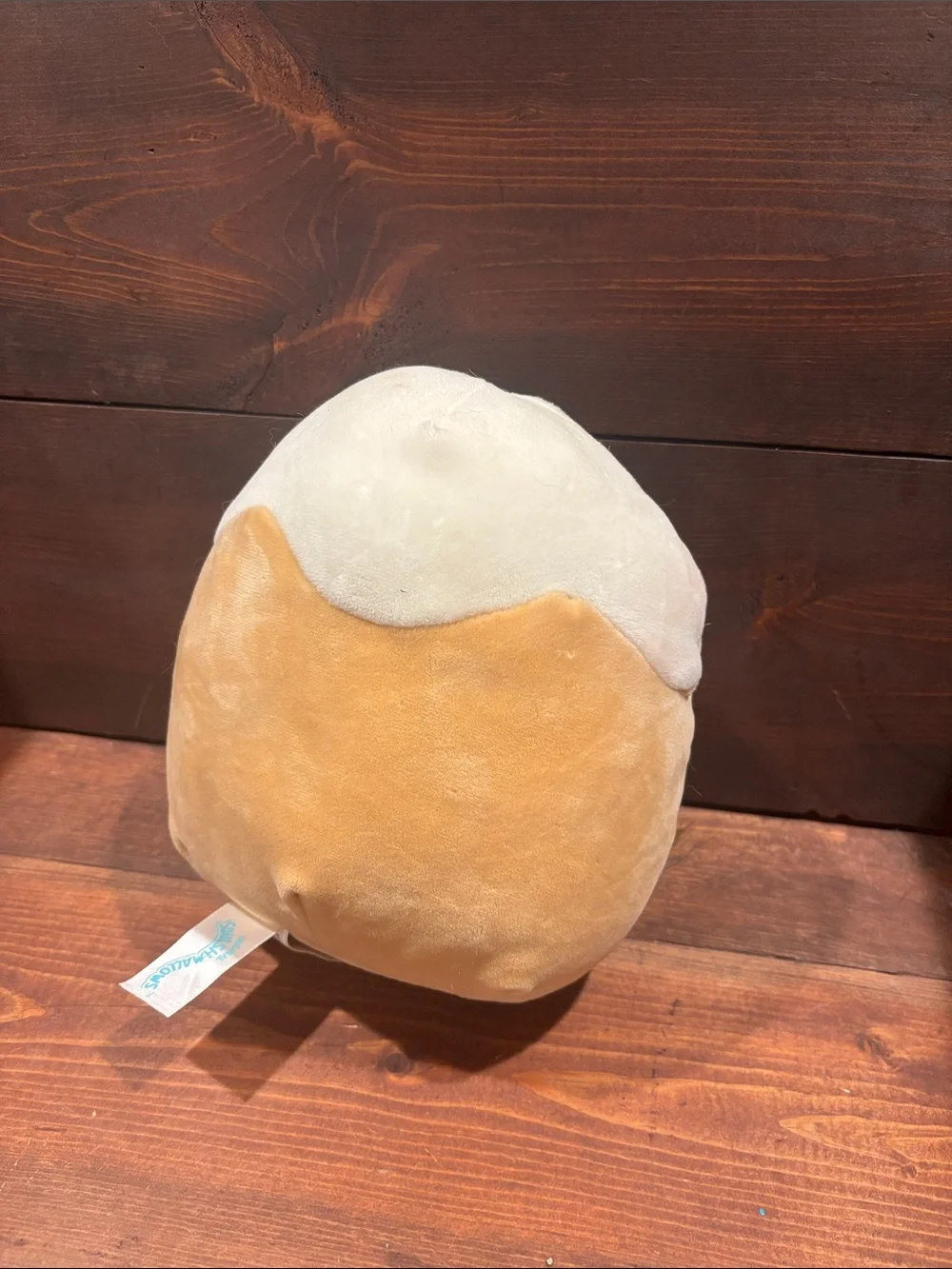Plush Cinnamon Roll 7” Cozy Pillow - Cream & Tan